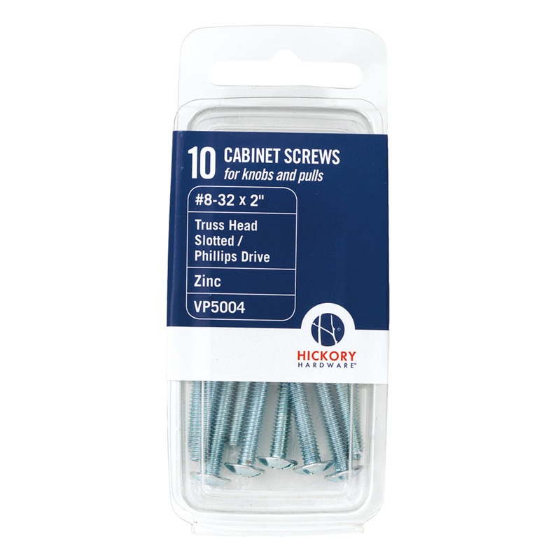 Screws #8-32 X 2 Inch (10 Pack)