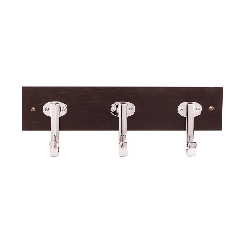3 Single Prong Hook Rail 18 Inch Long