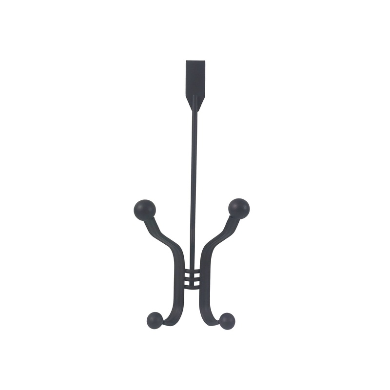 4 Prong Over the Door Hook Rail 10-7/8 Inch Long