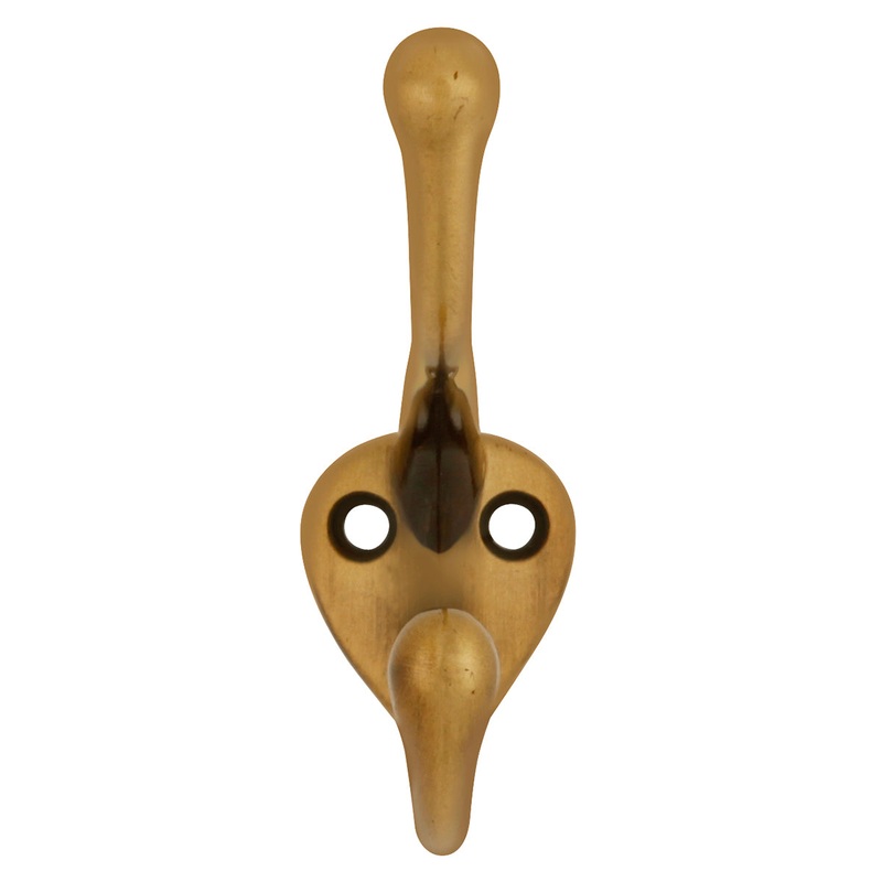 Coat Hook Double 5/8 Inch Center to Center