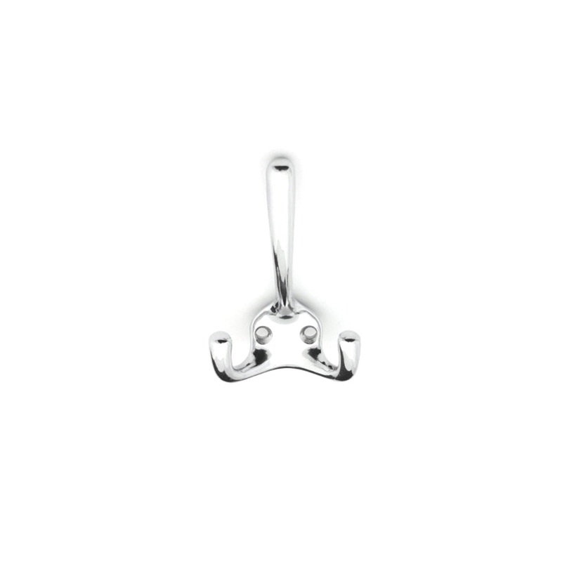 Coat Hook Triple 5/8 Inch Center to Center