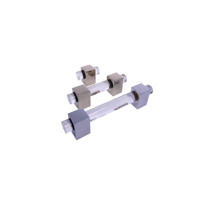 3045 – Lucite Pulls 3/4” With Long Cubes