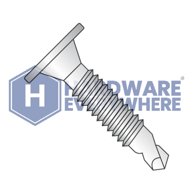 #10 x 1 1/2 SELF DRILLING SCREWS / Phillips / Wafer Head / 18-8 Stainless / Plain