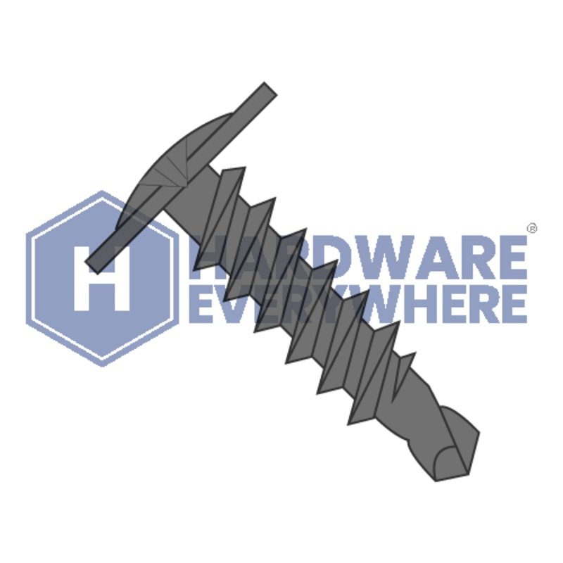 #10 x 1 1/2 SELF DRILLING SCREWS / Phillips / Truss Head / Steel / Black Phosphate
