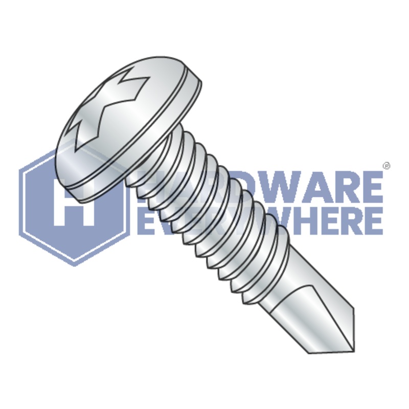 #10 x 1 1/2 SELF DRILLING SCREWS / Phillips / Pan Head / Steel / Zinc FUL163378770295
