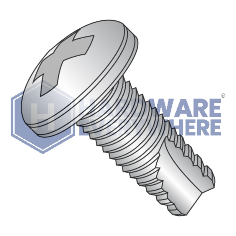 1/4-20 X 1 Thread Cutting Screws / Phillips / Pan Head / 18-8 Stainless / Plain  / Type 23