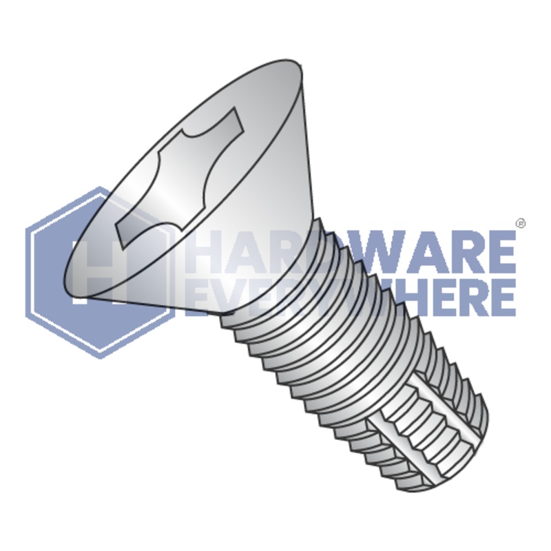 1/4-20 X 1 1/2 Thread Cutting Screws / Phillips / Flat Head / 410 Stainless / Plain / Type F
