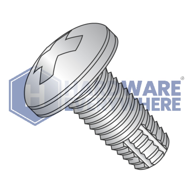 8-32 X 5/8 Thread Cutting Screws / Phillips / Pan Head / 410 Stainless / Plain / Type F