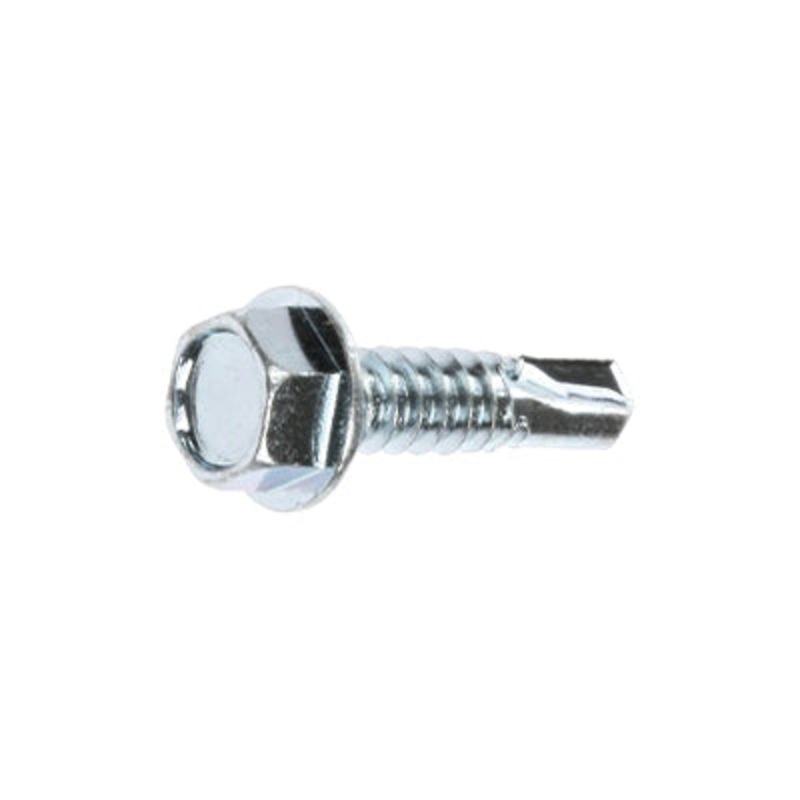 Teks 21320 Self-Drilling Screw, #10 Thread, 3/4 in OAL, Hex Washer Head