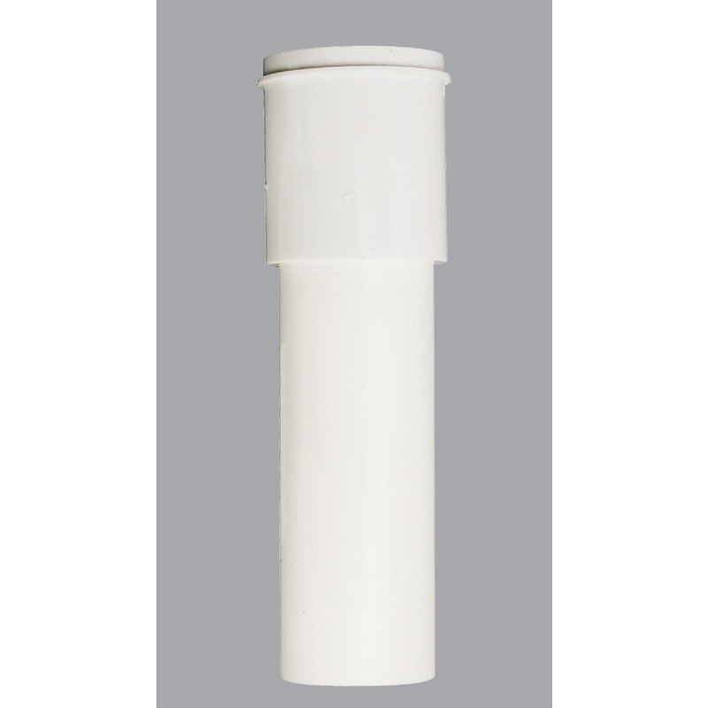 Do it 1-1/2 In. x 12 In. White Plastic Extension Tube D869755872352