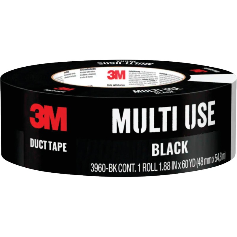 3M 1.88 In. x 60 Yd. Colored Duct Tape, Black