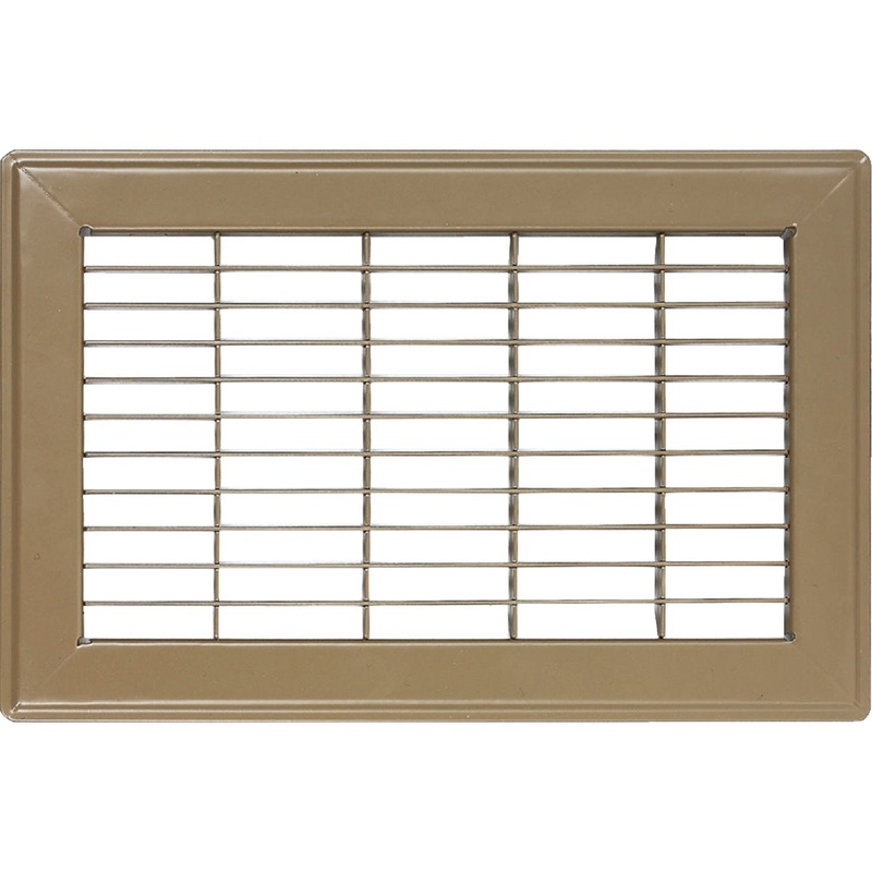 Accord 10 In. x 12 In. Brown Steel Floor Register