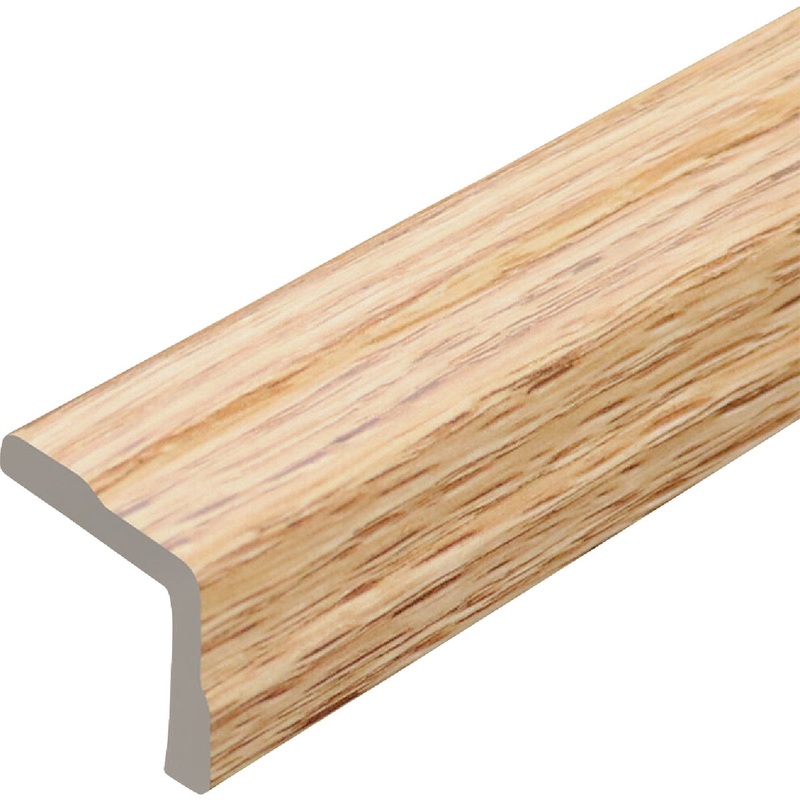 Westlake Royal Building Products 1 In. W. x 1/4 In. H. x 8 Ft. Acadia Oak PVC Outside Corner Molding