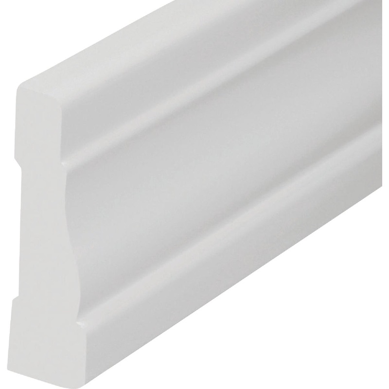 Westlake Royal Building Products 2-1/4 In. W. x 11/16 In. H. x 8 Ft. L. White PVC Casing