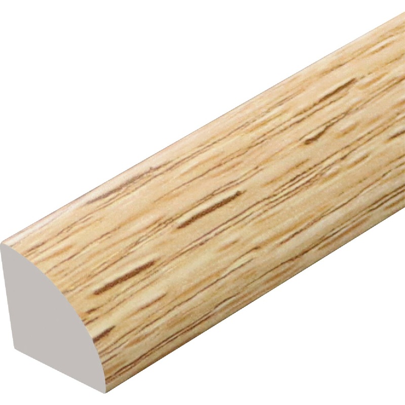 Westlake Royal Building Products 5/8 In. W. x 5/8 In. H. x 8 Ft. L. Acadia Oak PVC Quarter Round Molding