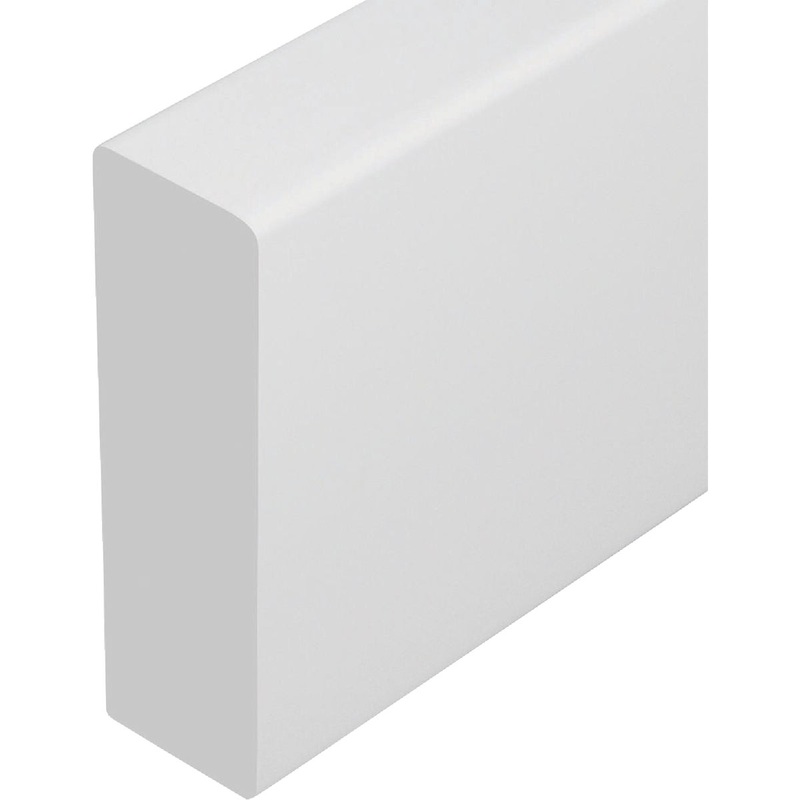 Westlake Royal Building Products Craftsman 2-1/4 In. W. x 11/16 In. L. x 8 Ft. White PVC Casing