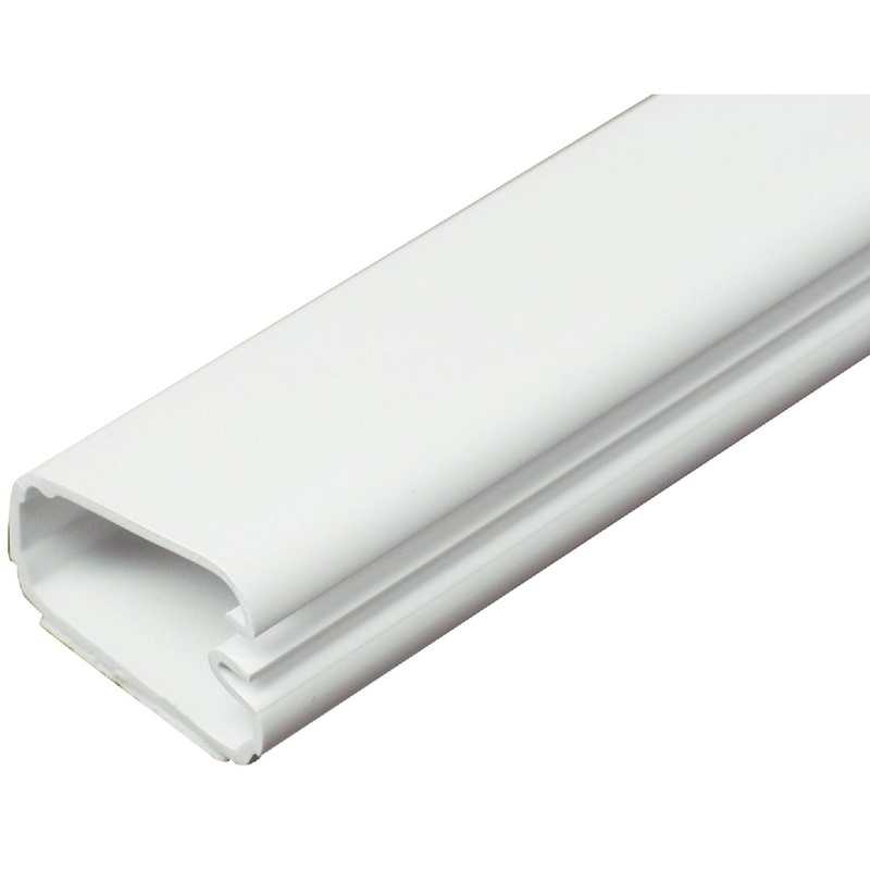 Wiremold CordMate 1/2 In. x 5 Ft. White Channel D869755858838