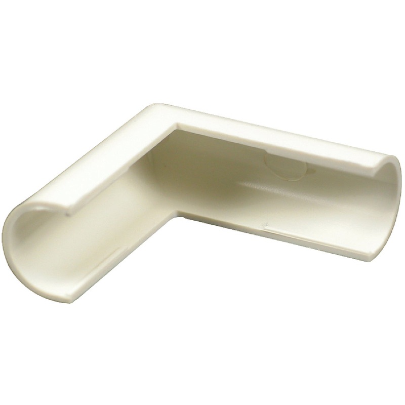 Wiremold CordMate White 90 Deg Outside Elbow D869755858840