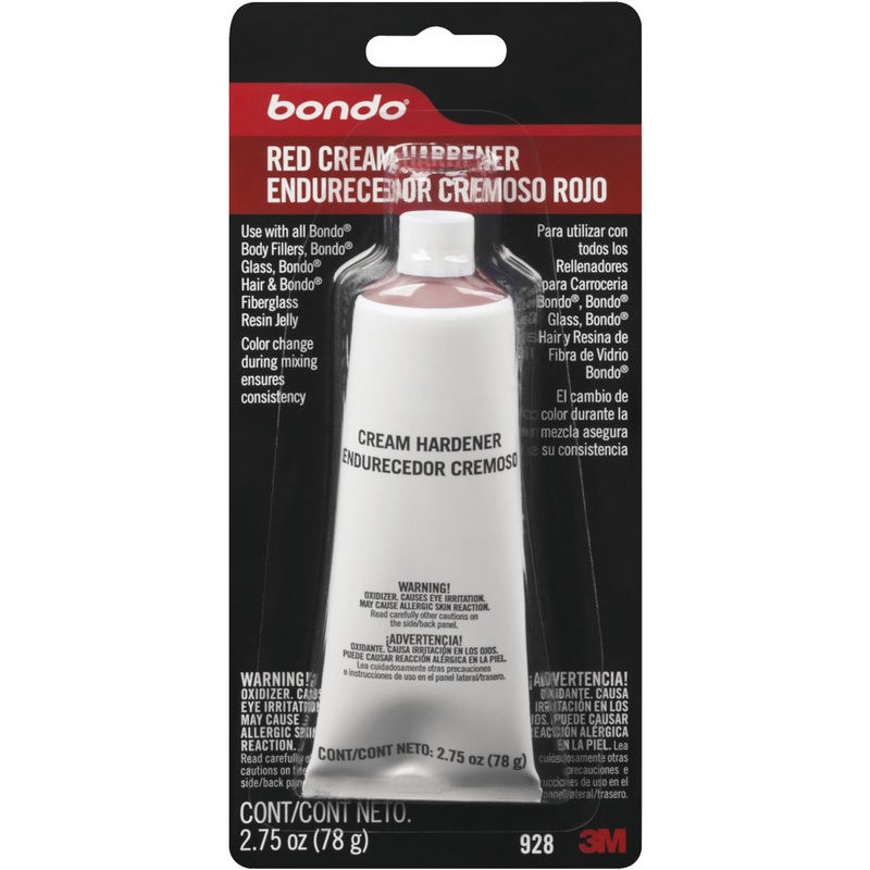 3M Bondo 2.75 Oz. Blue Cream Body Filler Hardener
