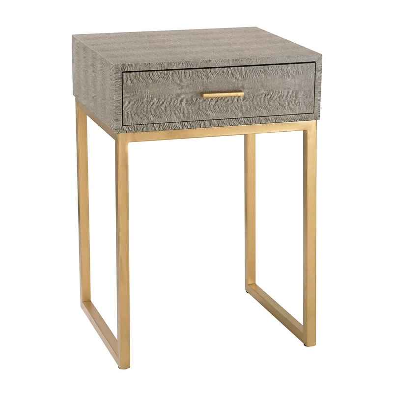 Shagreen End Table
