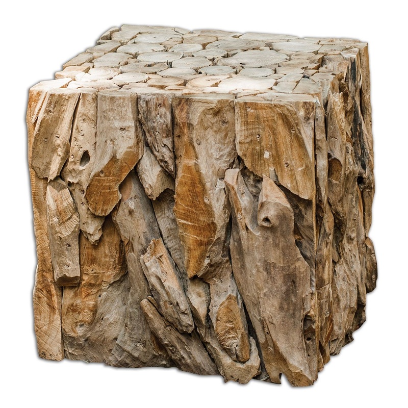 Teak Root End Table