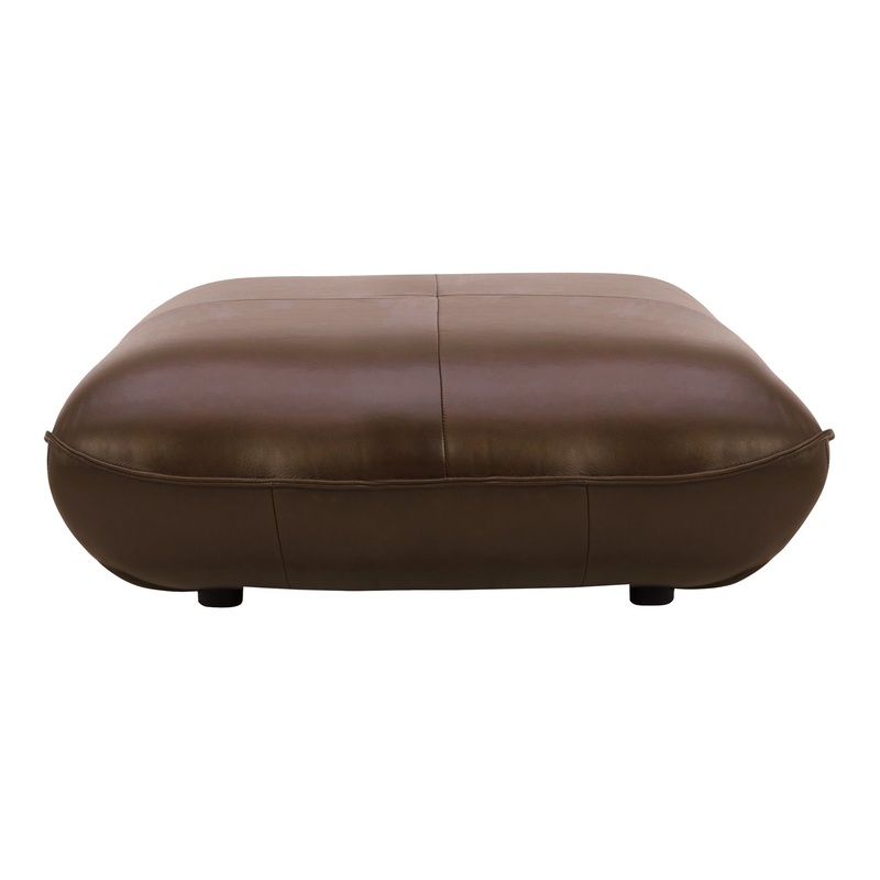 Zeppelin Leather Ottoman